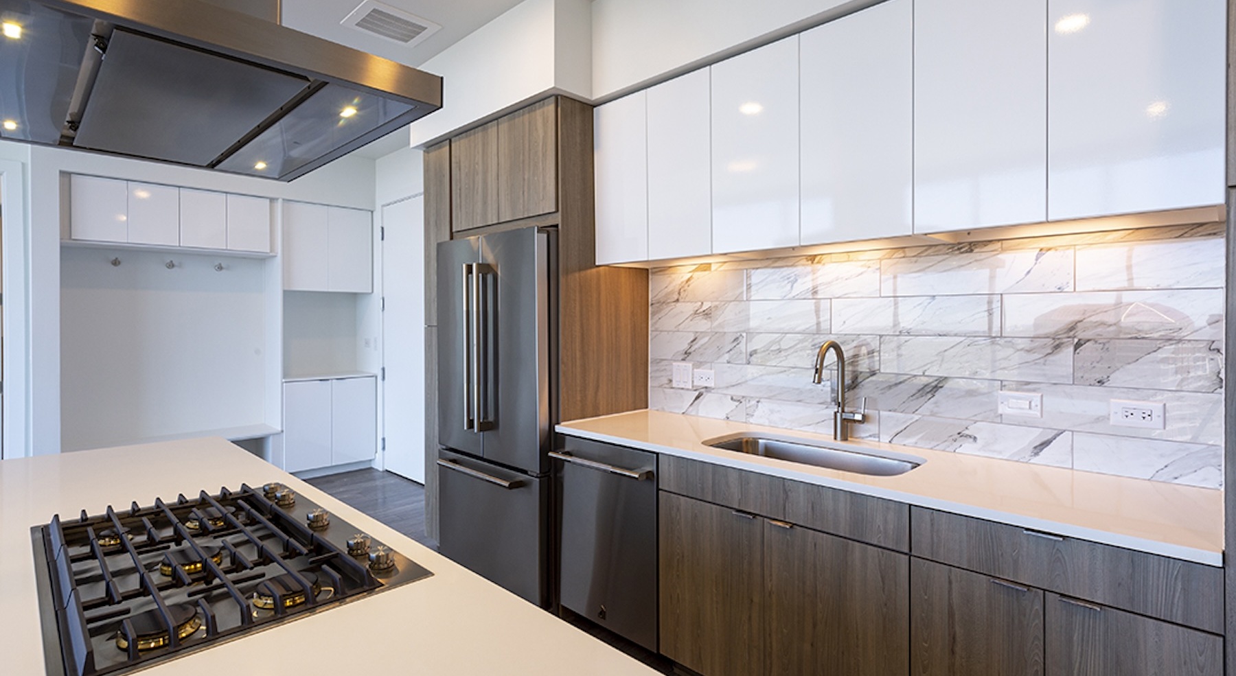 modern kitchens with ample lighting